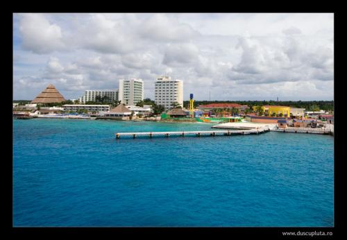cozumel vazut din vapor